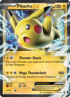 Pikachu-EX (XY Black Star Promos #XY174)