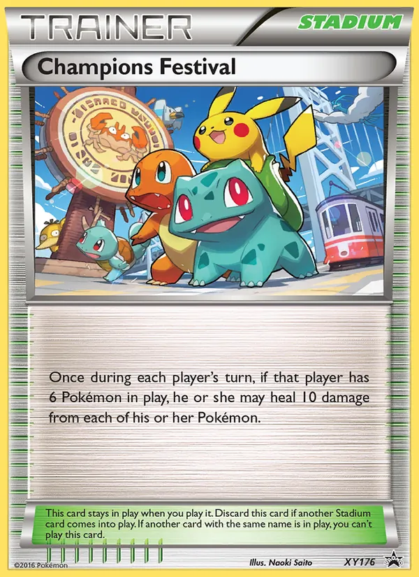Champions Festival — XY Black Star Promos #XY176 (Pokémon TCG card)