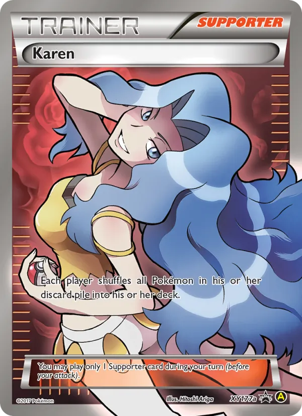 Karen — XY Black Star Promos #XY177a (Pokémon TCG card)