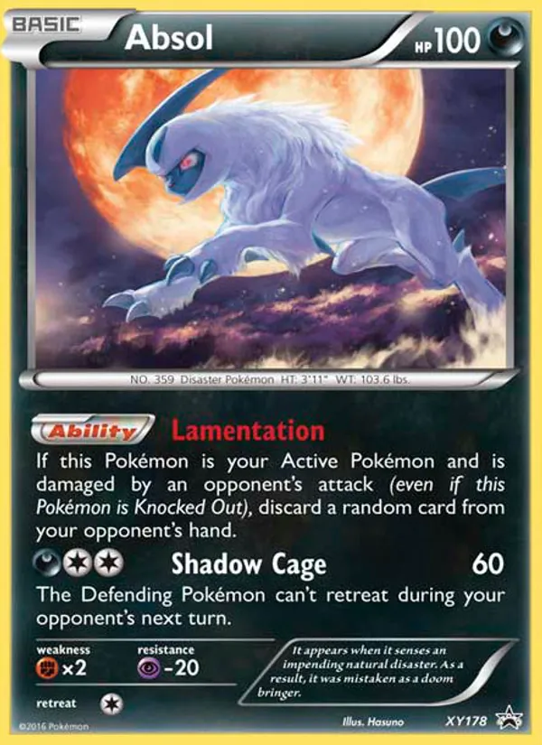 Absol — XY Black Star Promos #XY178 (Pokémon TCG card)