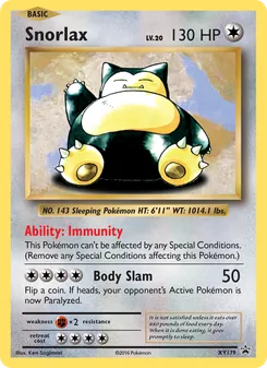 Snorlax (XY Black Star Promos #XY179)