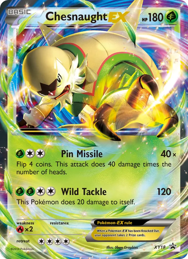 Chesnaught EX — XY Black Star Promos #XY18 (Pokémon TCG card)