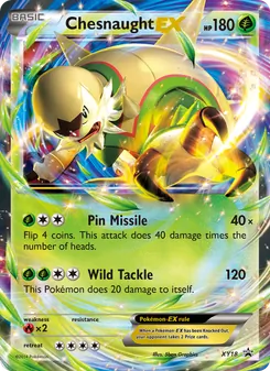 Chesnaught EX (XY Black Star Promos #XY18)