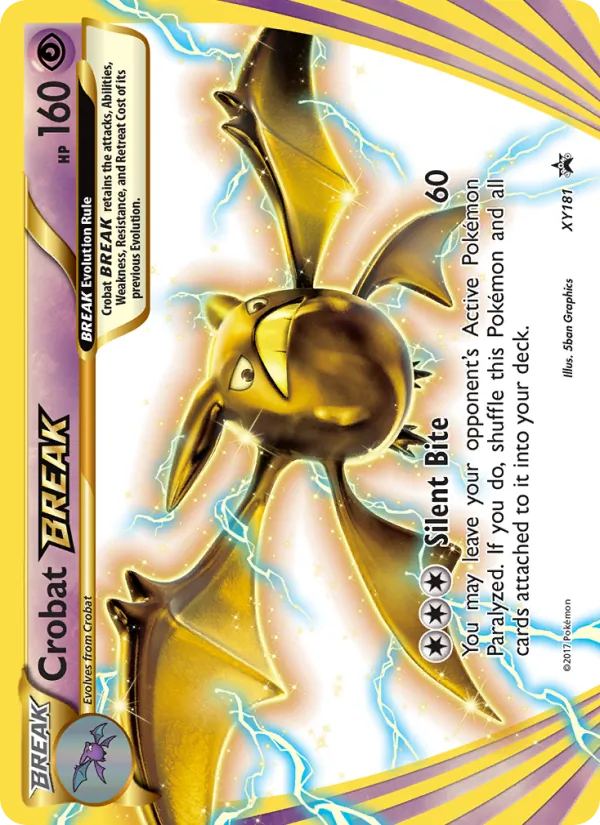 Crobat BREAK — XY Black Star Promos #XY181 (Pokémon TCG card)