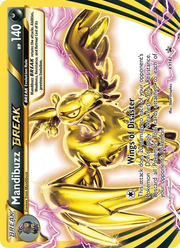 Mandibuzz BREAK — XY Black Star Promos #XY182 (Pokémon TCG card)