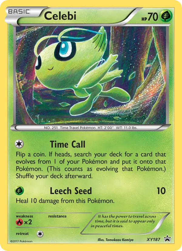 Celebi — XY Black Star Promos #XY187 (Pokémon TCG card)