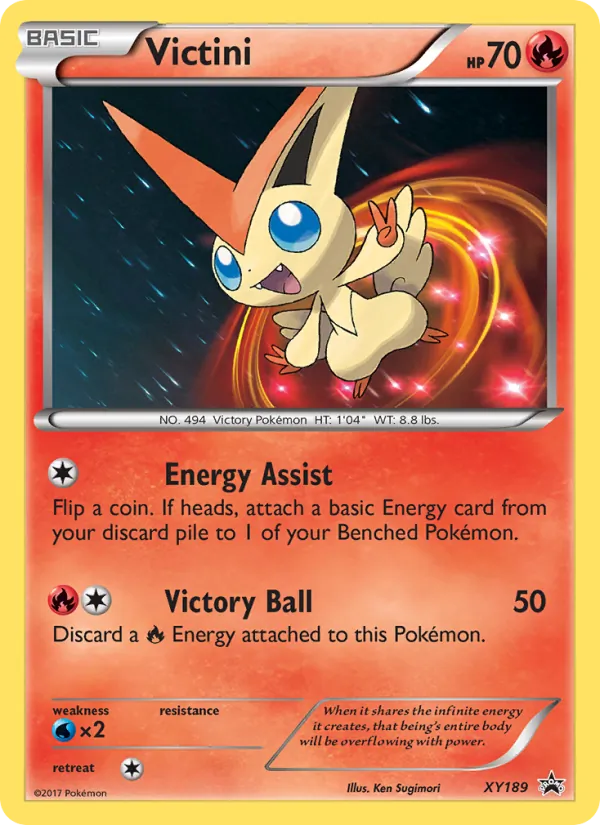Victini — XY Black Star Promos #XY189 (Pokémon TCG card)