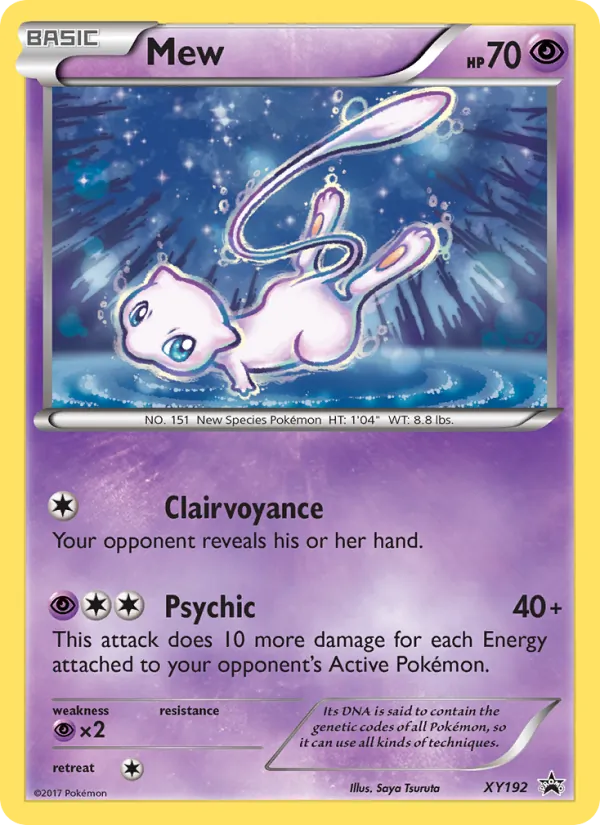 Mew — XY Black Star Promos #XY192 (Pokémon TCG card)
