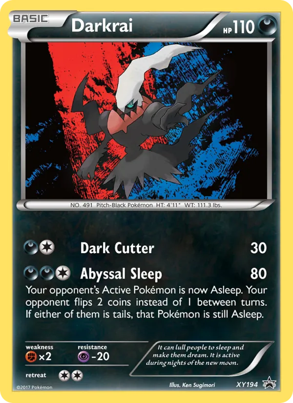 Darkrai — XY Black Star Promos #XY194 (Pokémon TCG card)