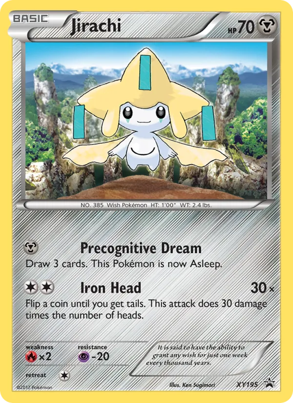 Jirachi — XY Black Star Promos #XY195 (Pokémon TCG card)