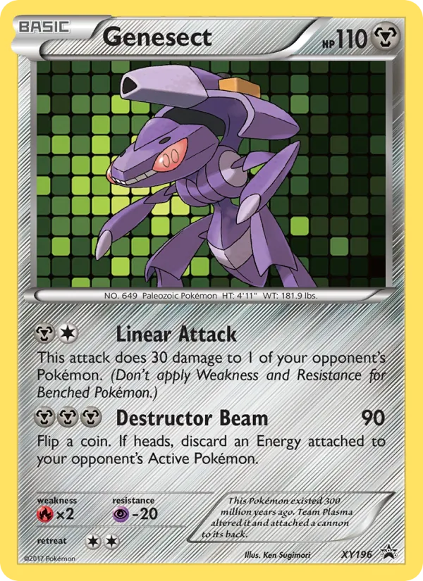 Genesect — XY Black Star Promos #XY196 (Pokémon TCG card)