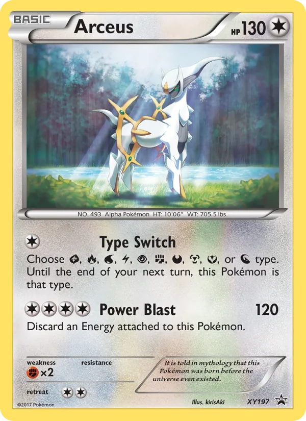 Arceus — XY Black Star Promos #XY197 (Pokémon TCG card)