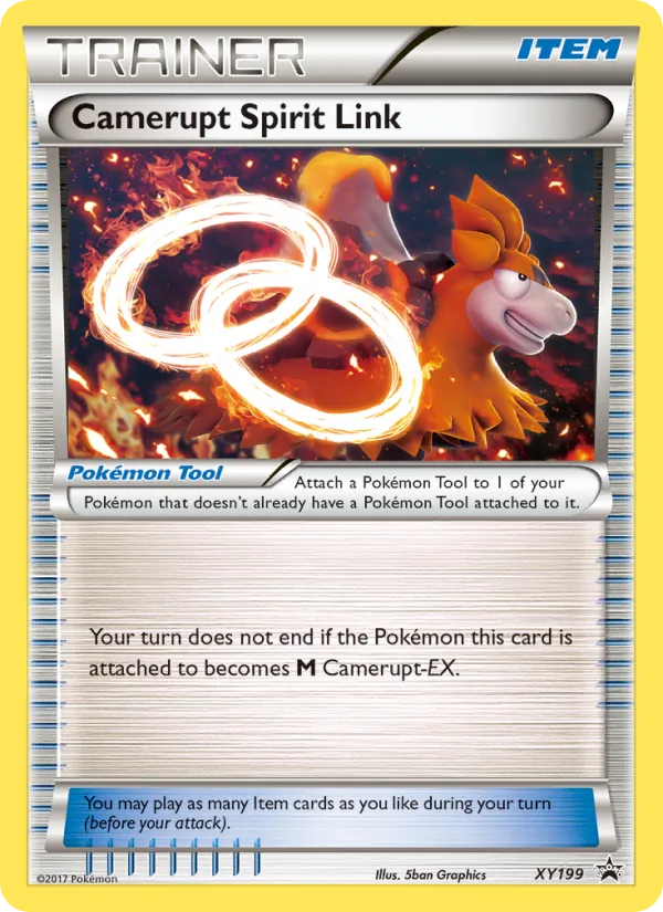 Camerupt Spirit Link — XY Black Star Promos #XY199 (Pokémon TCG card)
