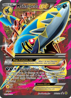 M Sharpedo-EX (XY Black Star Promos #XY200a)