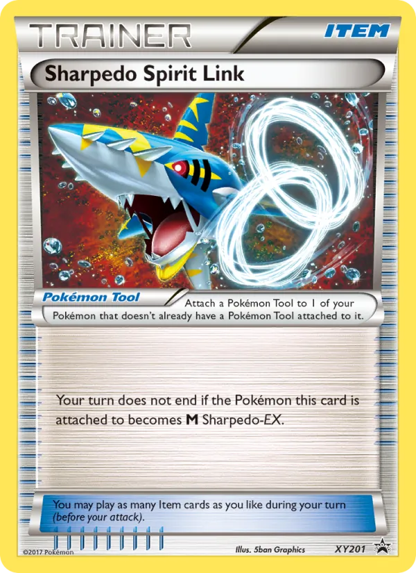 Sharpedo Spirit Link — XY Black Star Promos #XY201 (Pokémon TCG card)
