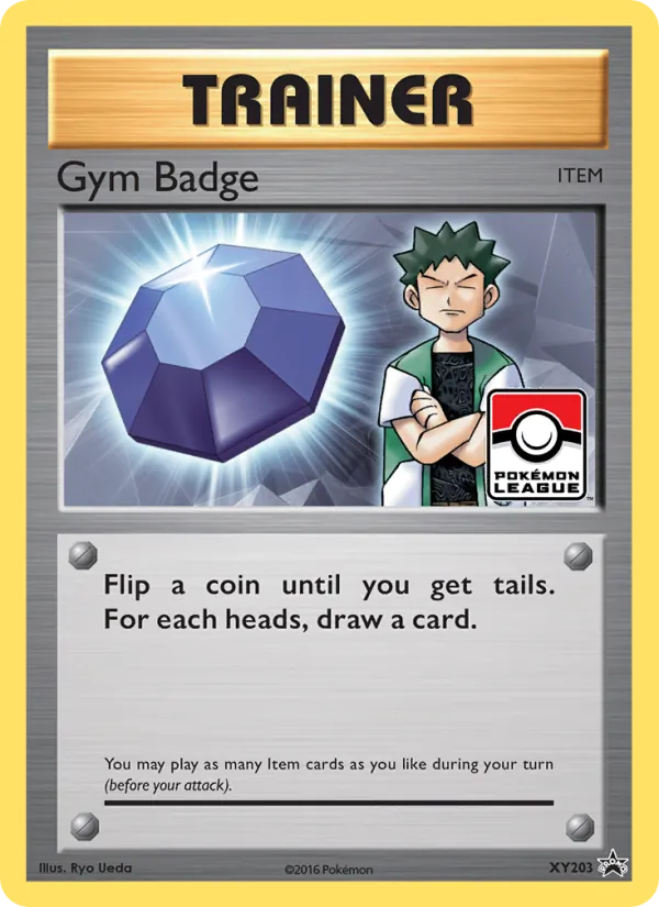 Gym Badge — XY Black Star Promos #XY203 (Pokémon TCG card)