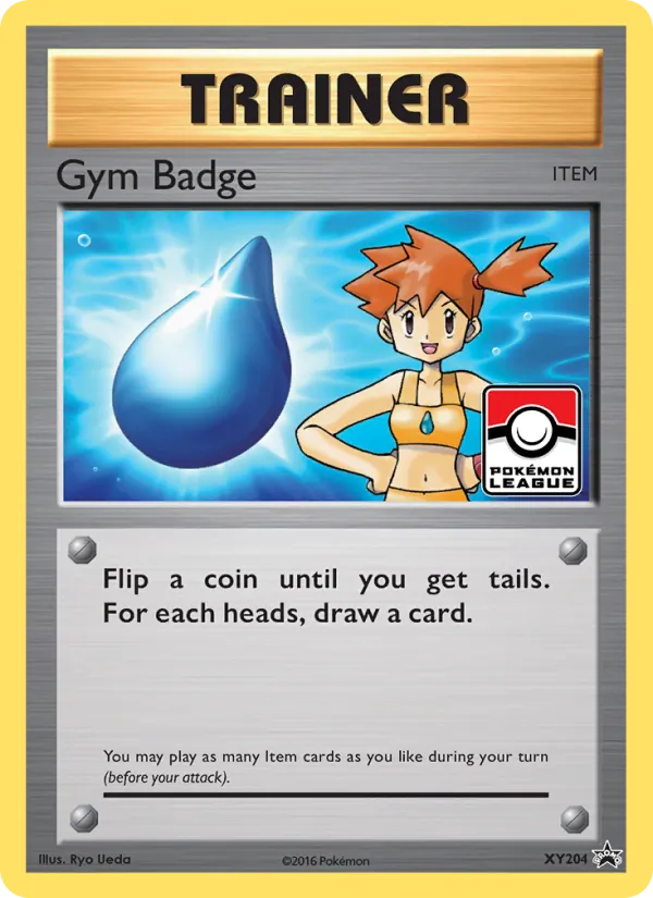 Gym Badge — XY Black Star Promos #XY204 (Pokémon TCG card)
