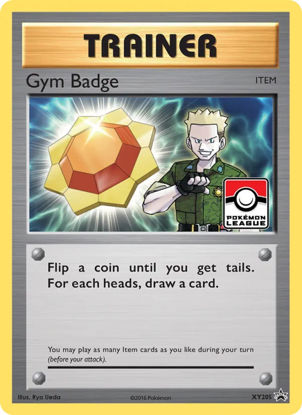 Gym Badge — XY Black Star Promos #XY205 (Pokémon TCG card)