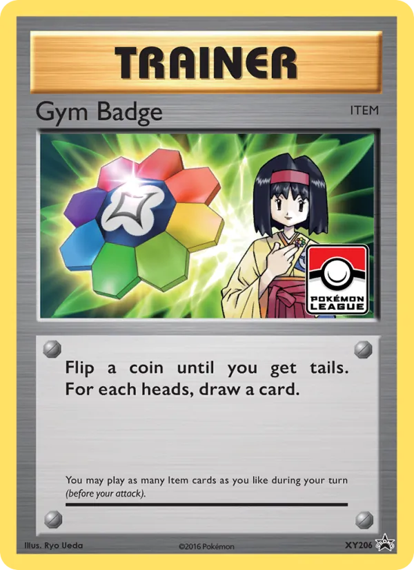Gym Badge — XY Black Star Promos #XY206 (Pokémon TCG card)