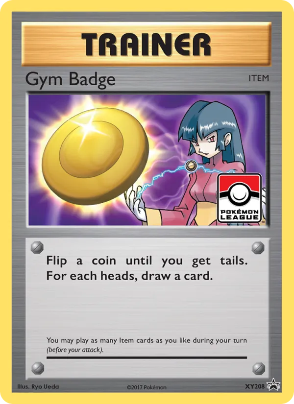 Gym Badge — XY Black Star Promos #XY208 (Pokémon TCG card)
