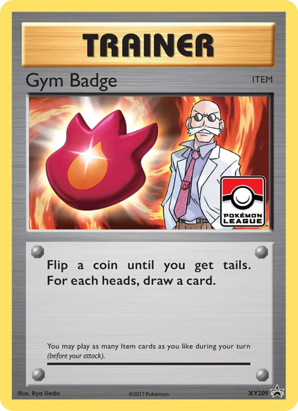 Gym Badge — XY Black Star Promos #XY209 (Pokémon TCG card)