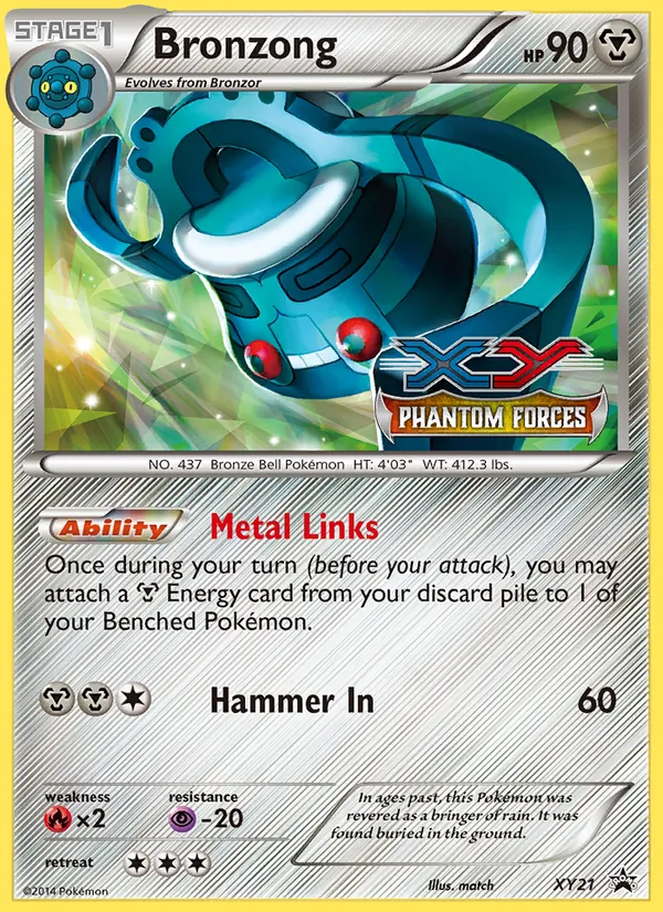 Bronzong — XY Black Star Promos #XY21 (Pokémon TCG card)
