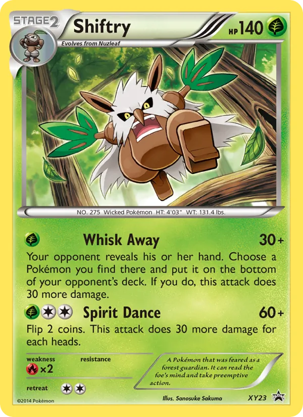 Shiftry — XY Black Star Promos #XY23 (Pokémon TCG card)
