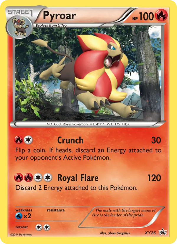 Pyroar — XY Black Star Promos #XY26 (Pokémon TCG card)