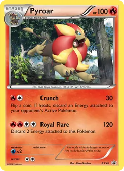 Pyroar (XY Black Star Promos #XY26)