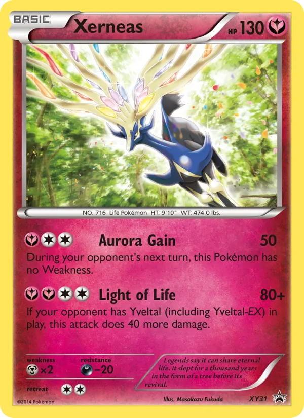 Xerneas — XY Black Star Promos #XY31 (Pokémon TCG card)