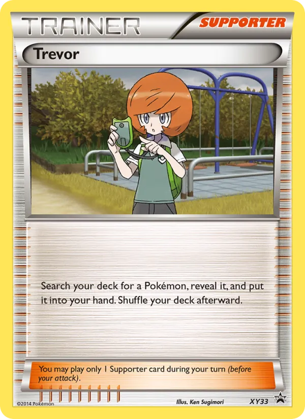 Trevor — XY Black Star Promos #XY33 (Pokémon TCG card)