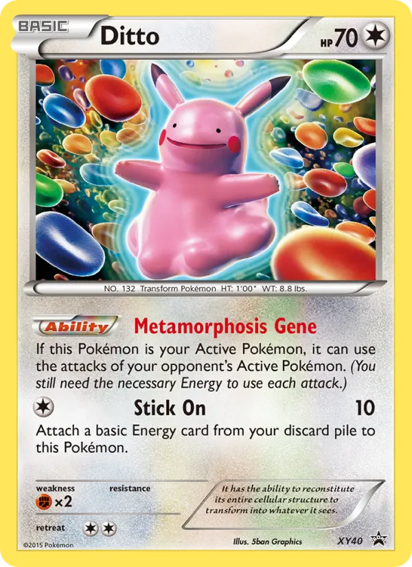 Ditto — XY Black Star Promos #XY40 (Pokémon TCG card)