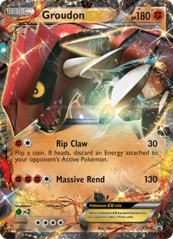 Groudon EX (XY Black Star Promos #XY42)