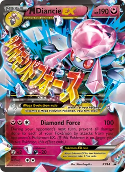 M Diancie EX (XY Black Star Promos #XY44)