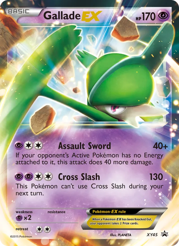 Gallade EX — XY Black Star Promos #XY45 (Pokémon TCG card)