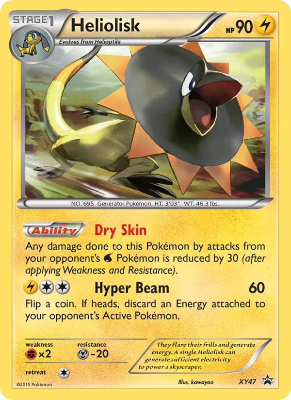 Heliolisk — XY Black Star Promos #XY47 (Pokémon TCG card)