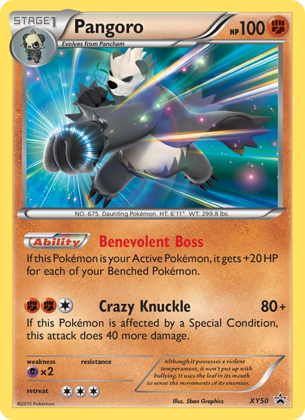 Pangoro — XY Black Star Promos #XY50 (Pokémon TCG card)