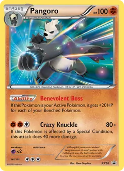 Pangoro (XY Black Star Promos #XY50)