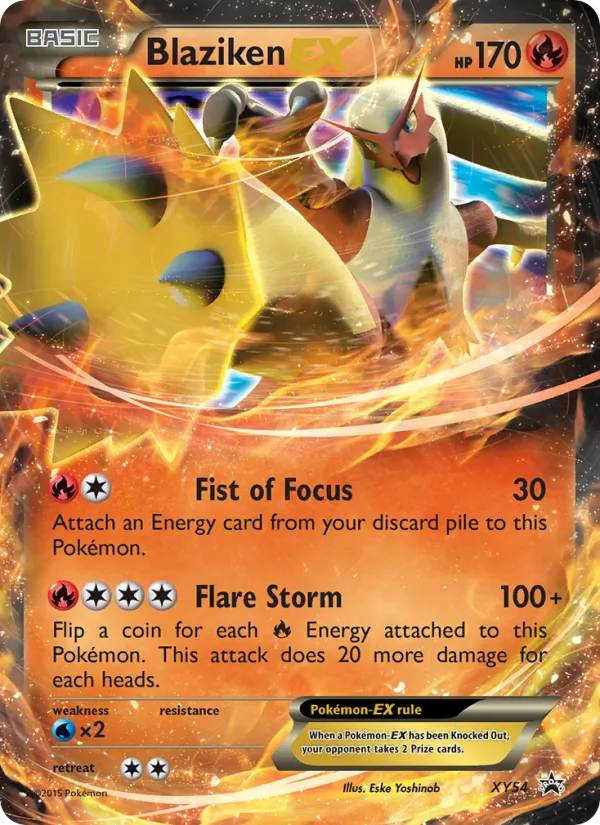 Blaziken EX — XY Black Star Promos #XY54 (Pokémon TCG card)