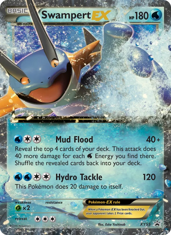 Swampert EX — XY Black Star Promos #XY55 (Pokémon TCG card)