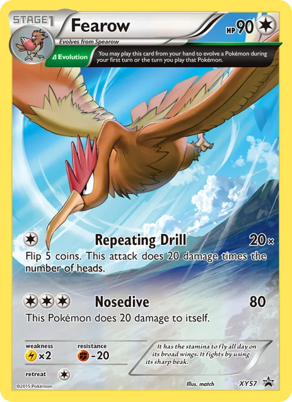 Fearow — XY Black Star Promos #XY57 (Pokémon TCG card)