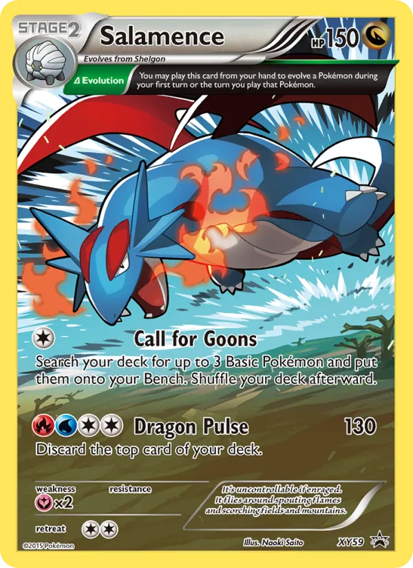 Salamence — XY Black Star Promos #XY59 (Pokémon TCG card)