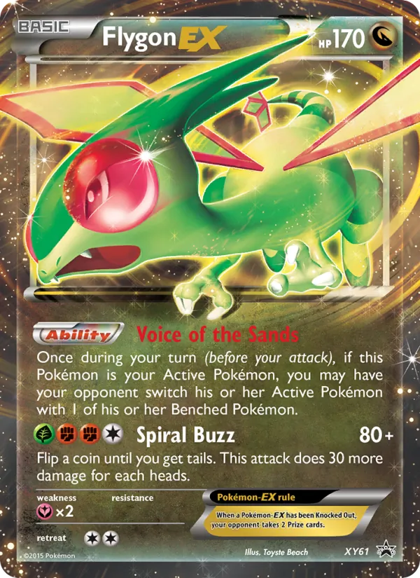 Flygon EX — XY Black Star Promos #XY61 (Pokémon TCG card)