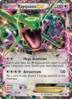 Rayquaza EX (XY Black Star Promos #XY66)