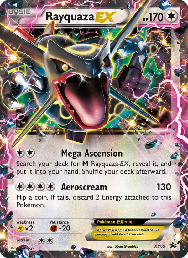 Rayquaza EX — XY Black Star Promos #XY69 (Pokémon TCG card)