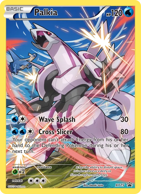 Palkia — XY Black Star Promos #XY75 (Pokémon TCG card)