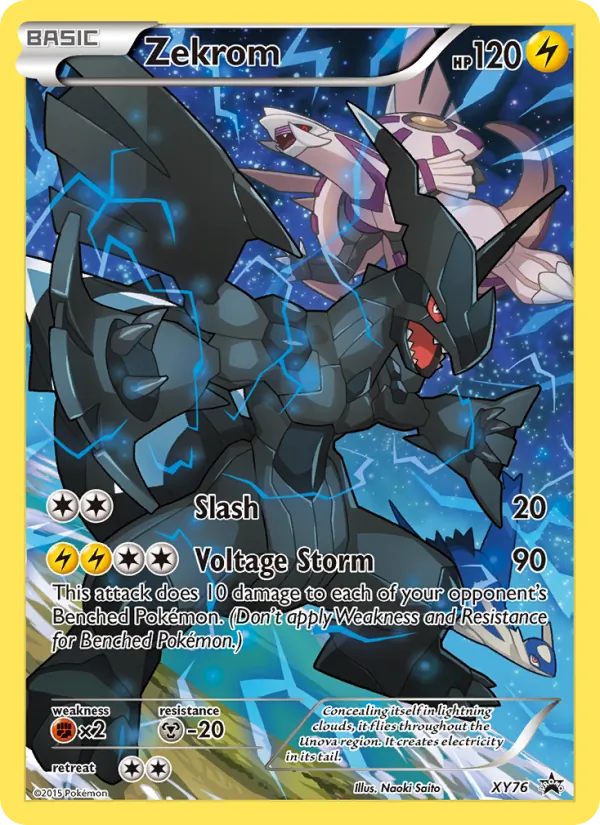 Zekrom — XY Black Star Promos #XY76 (Pokémon TCG card)
