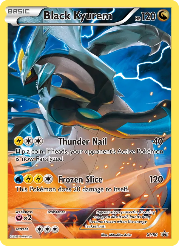 Black Kyurem — XY Black Star Promos #XY80 (Pokémon TCG card)