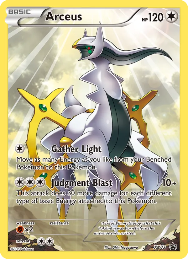 Arceus — XY Black Star Promos #XY83 (Pokémon TCG card)