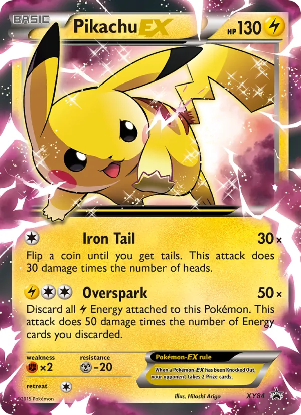 Pikachu EX — XY Black Star Promos #XY84 (Pokémon TCG card)